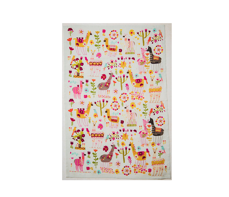 Bon|Artis Llamas Tea Towel - Soap &amp; Water Everyday