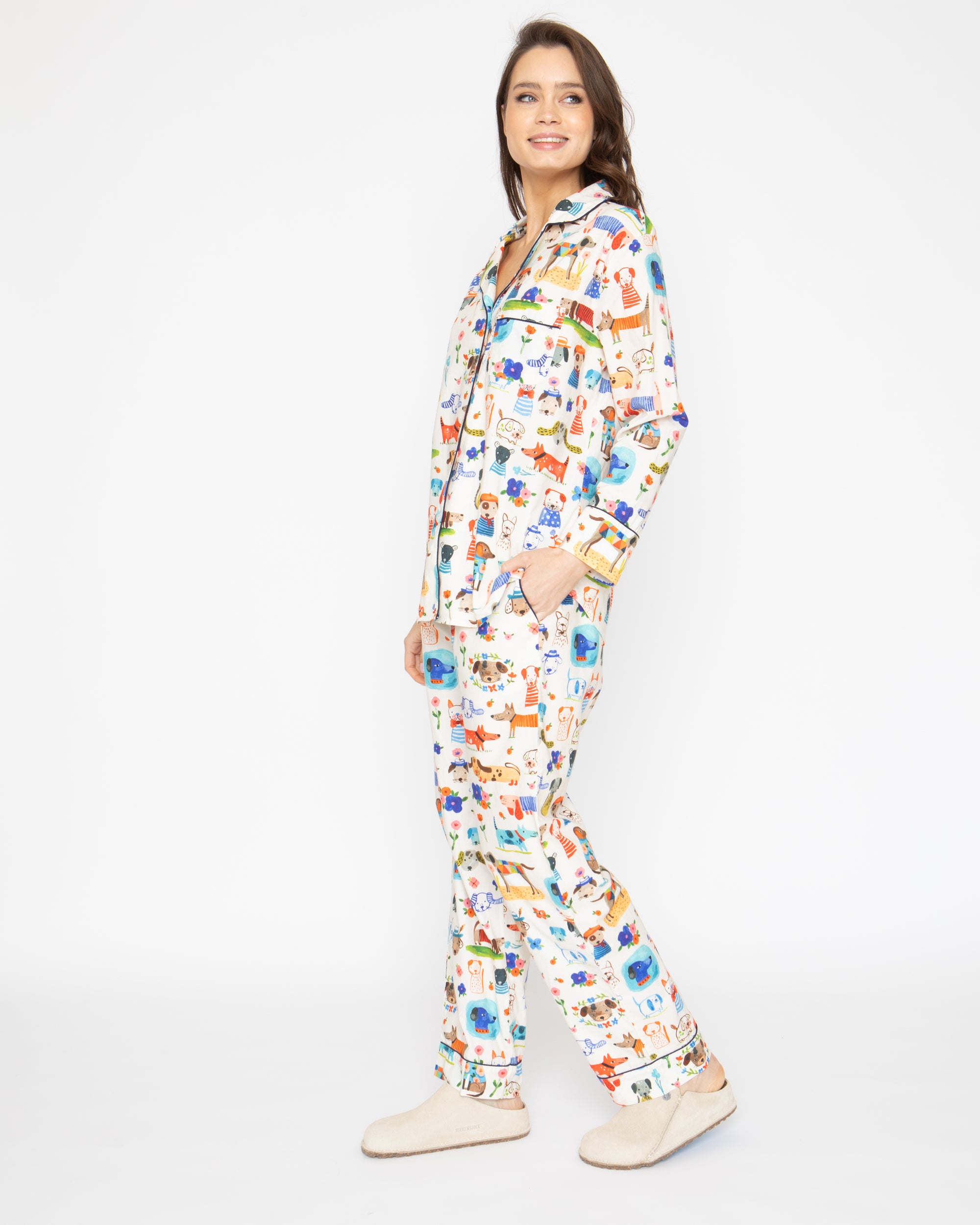 Bon|Artis Painted Dog Pajama Set