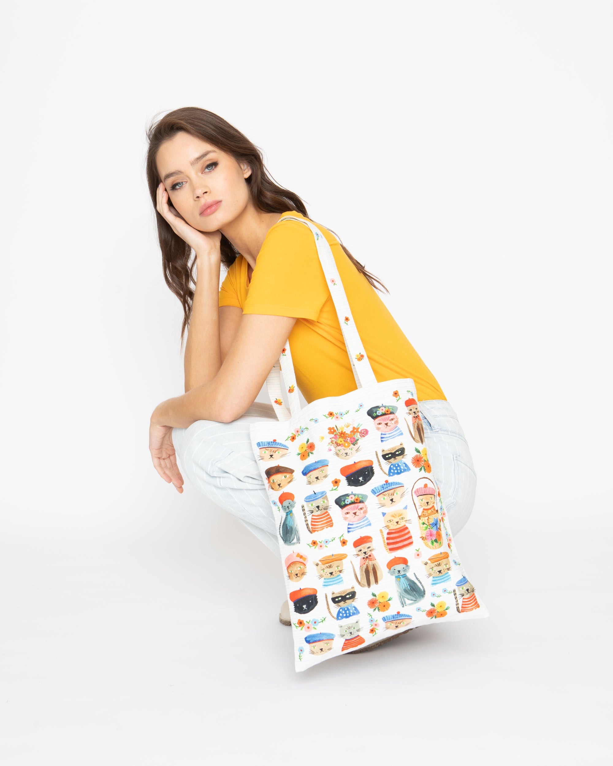 Bon|Artis Ooh La La Cats Meow Tote Bag