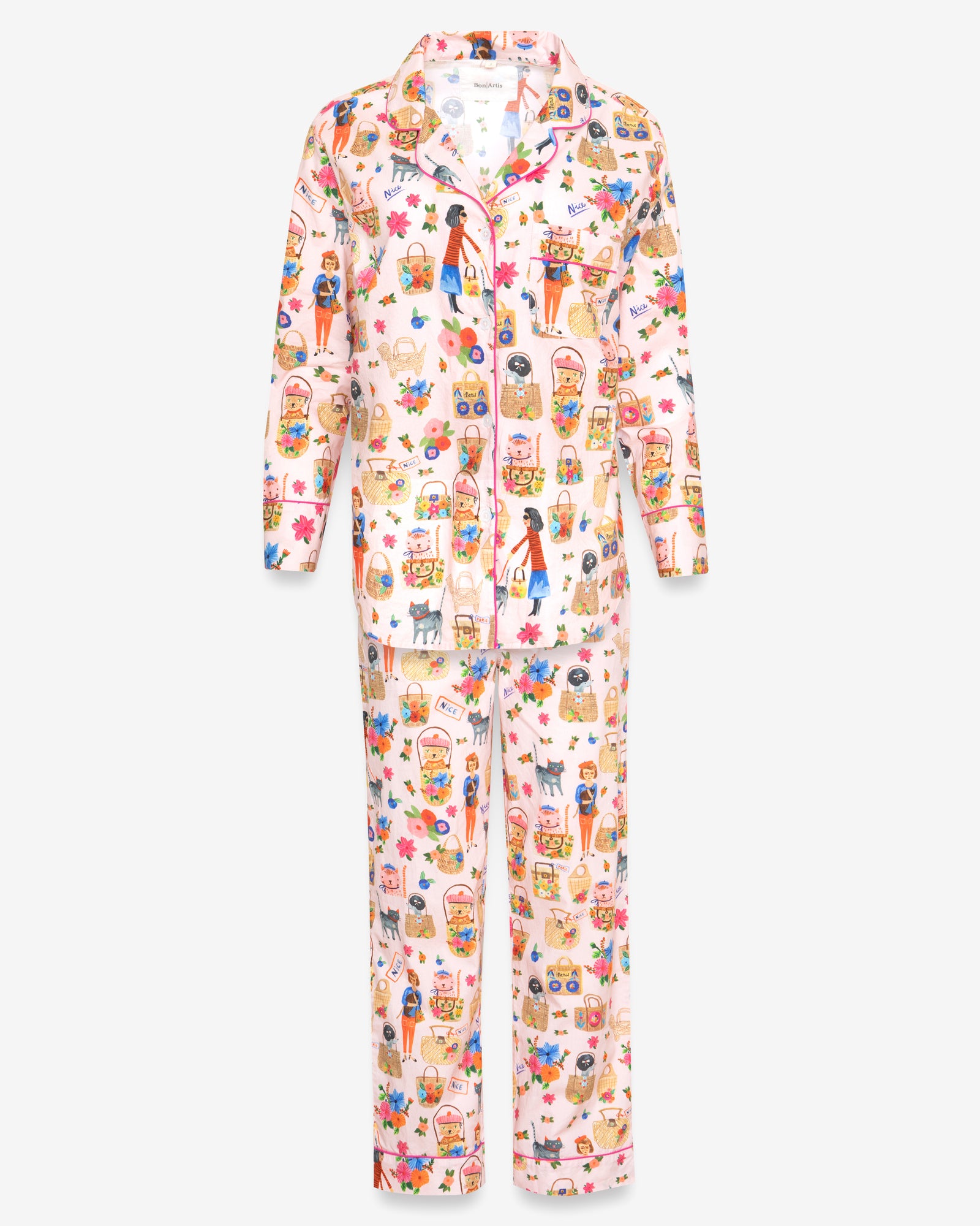 Bon|Artis Ooh La La Cats Pajama Set