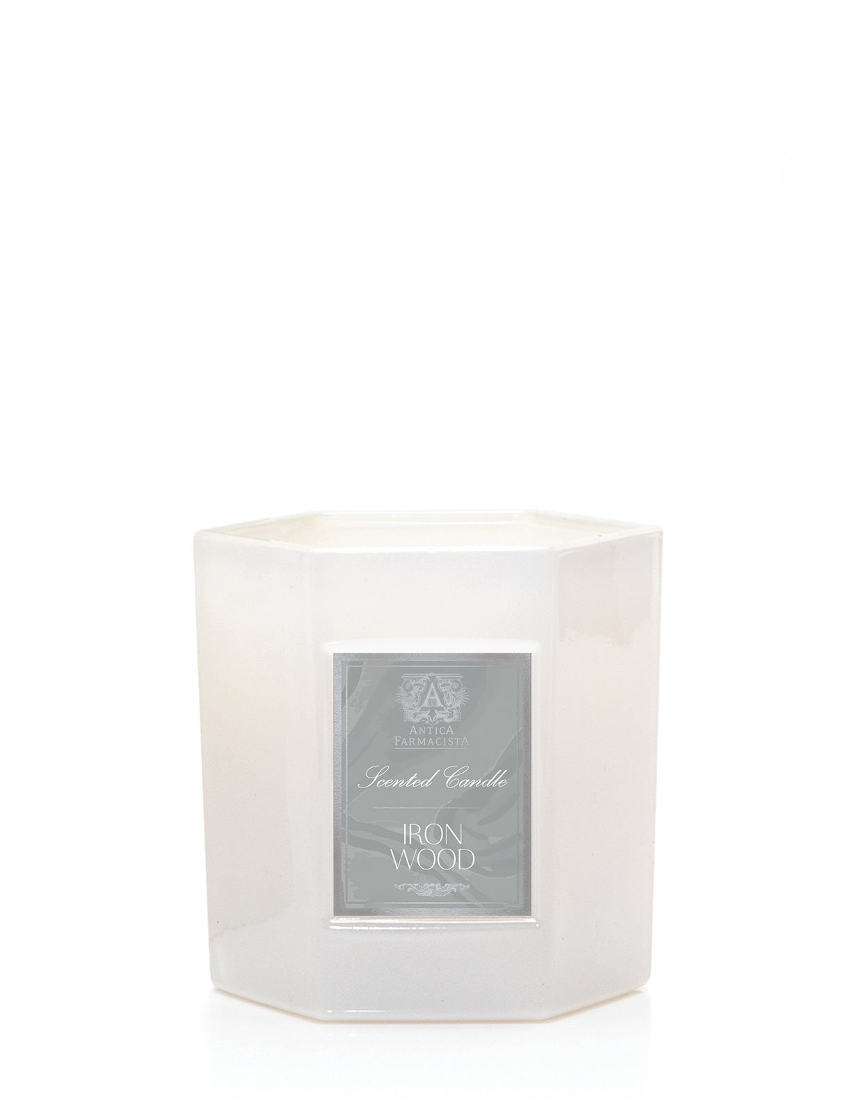 Antica Farmacista Iron Wood Hexagonal Candle - 9 oz - Soap & Water Everyday