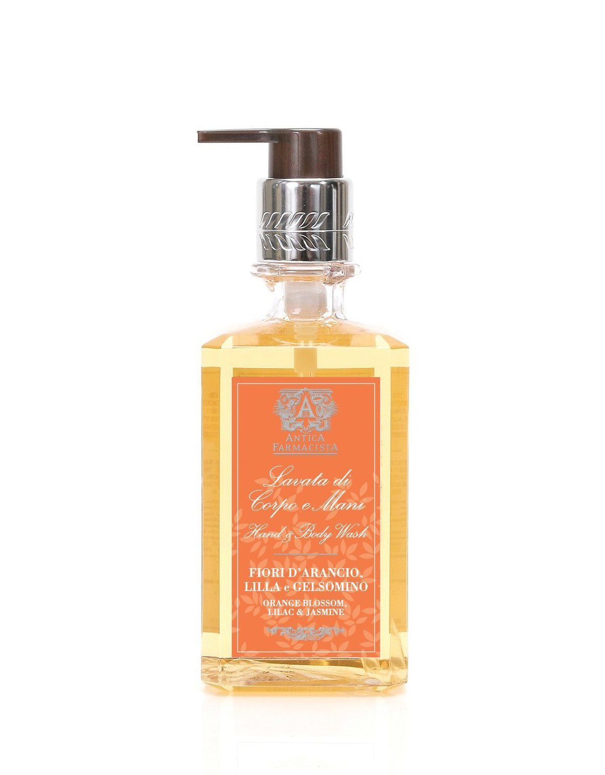 Antica Farmacista Orange Blossom, Lilac &amp; Jasmine Hand &amp; Body Wash - 10 oz - Soap &amp; Water Everyday