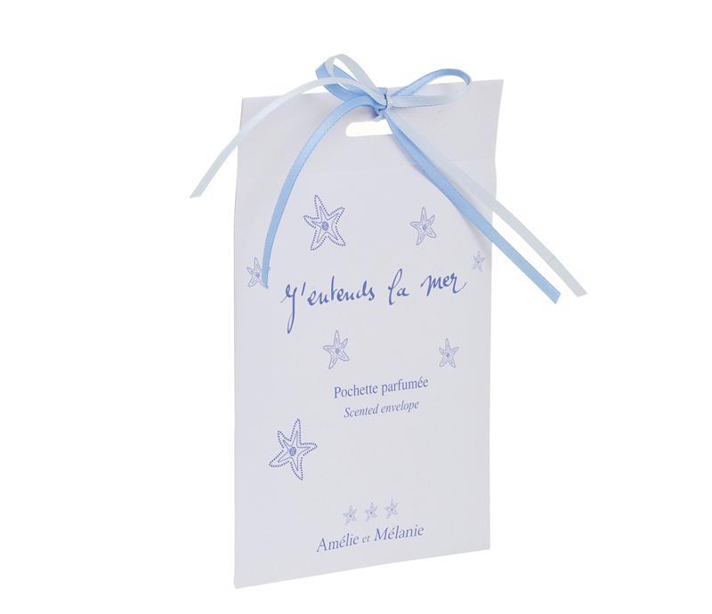 J&#39;Entends la Mer Scented Envelope Sachet - Soap &amp; Water Everyday