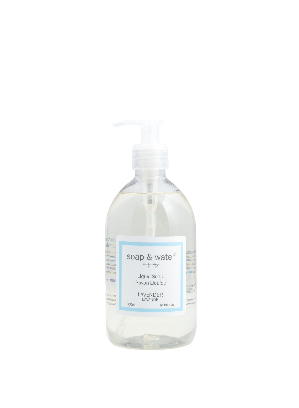 Soap &amp; Water Lavender Liquid Soap - 500 ml - Soap &amp; Water Everyday