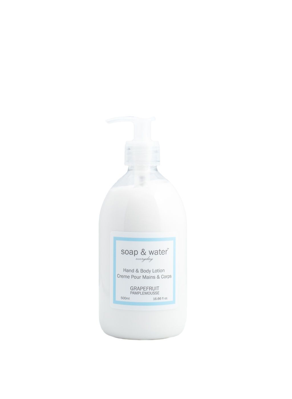 Soap &amp; Water Grapefruit Hand and Body Lotion - 500 ml - Soap &amp; Water Everyday