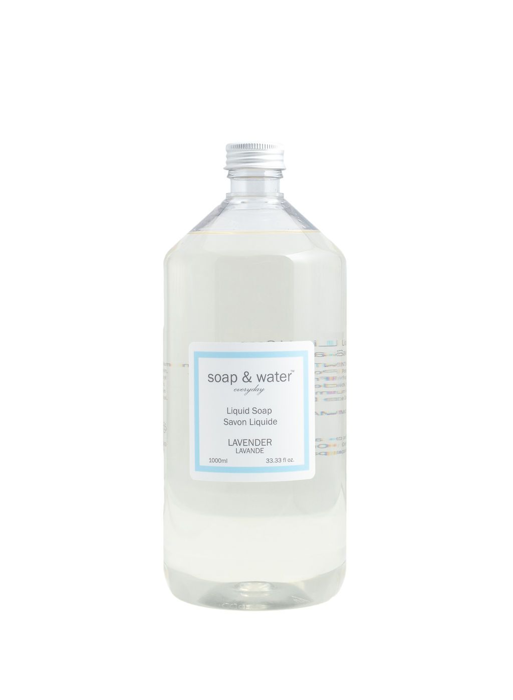 Soap &amp; Water Lavender Liquid Soap - 1L Refill - Soap &amp; Water Everyday