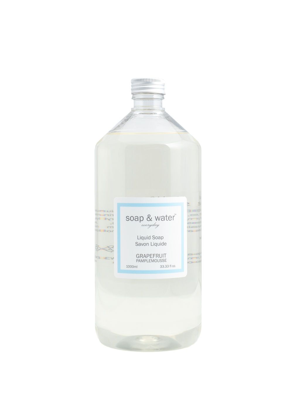 Soap &amp; Water Grapefruit Liquid Soap - 1L Refill - Soap &amp; Water Everyday