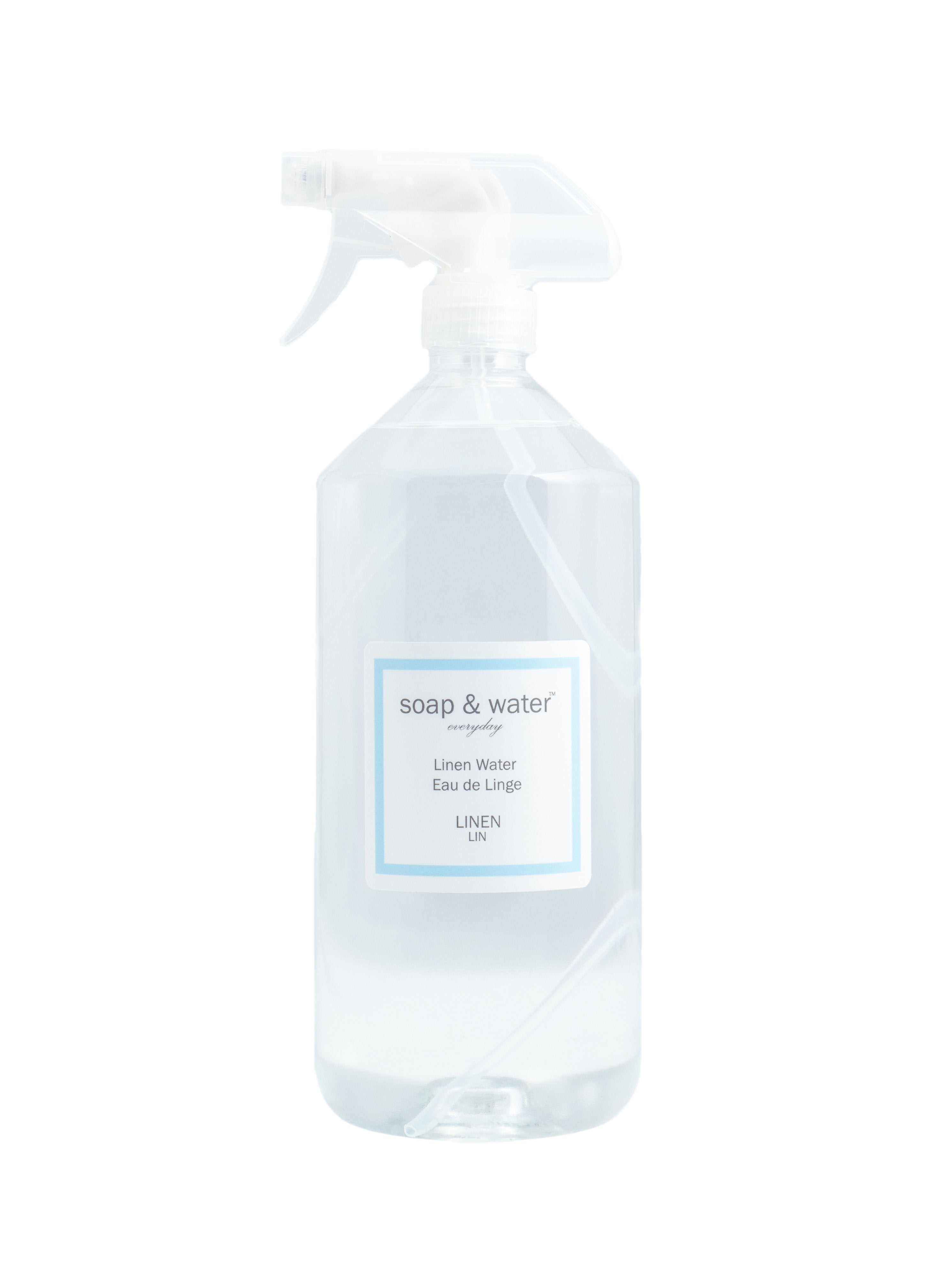 Soap & Water Linen Water - 1L - Linen – Soap & Water Everyday