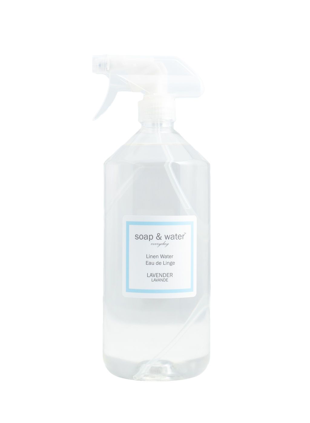Soap & Water Lavender Linen Water - 1L - Soap & Water Everyday