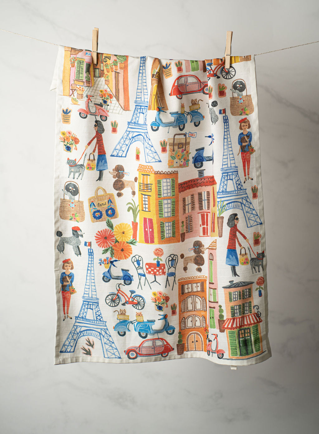 Bon|Artis Oohlala House Tea Towel - Soap & Water Everyday