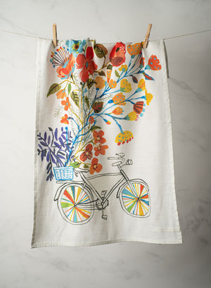Bon|Artis Bike Baskets Tea Towel - Soap & Water Everyday