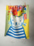 Bon|Artis Blue Cat Tea Towel - Soap & Water Everyday