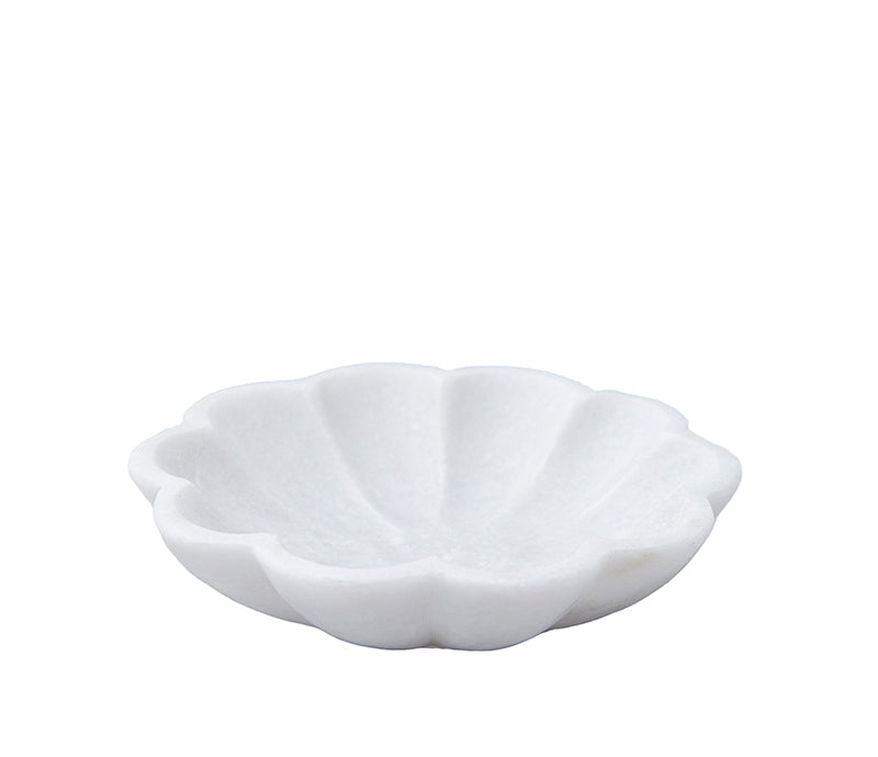 Belle de Provence Marble Scalloped Bowl - Soap &amp; Water Everyday