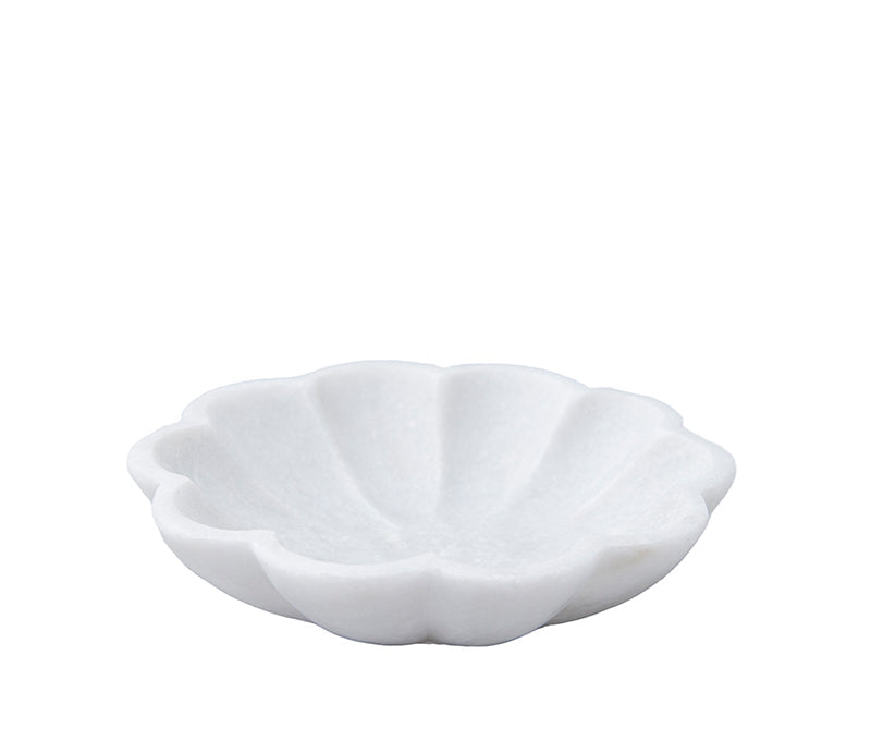 Belle de Provence Marble Scalloped Bowl - Soap & Water Everyday