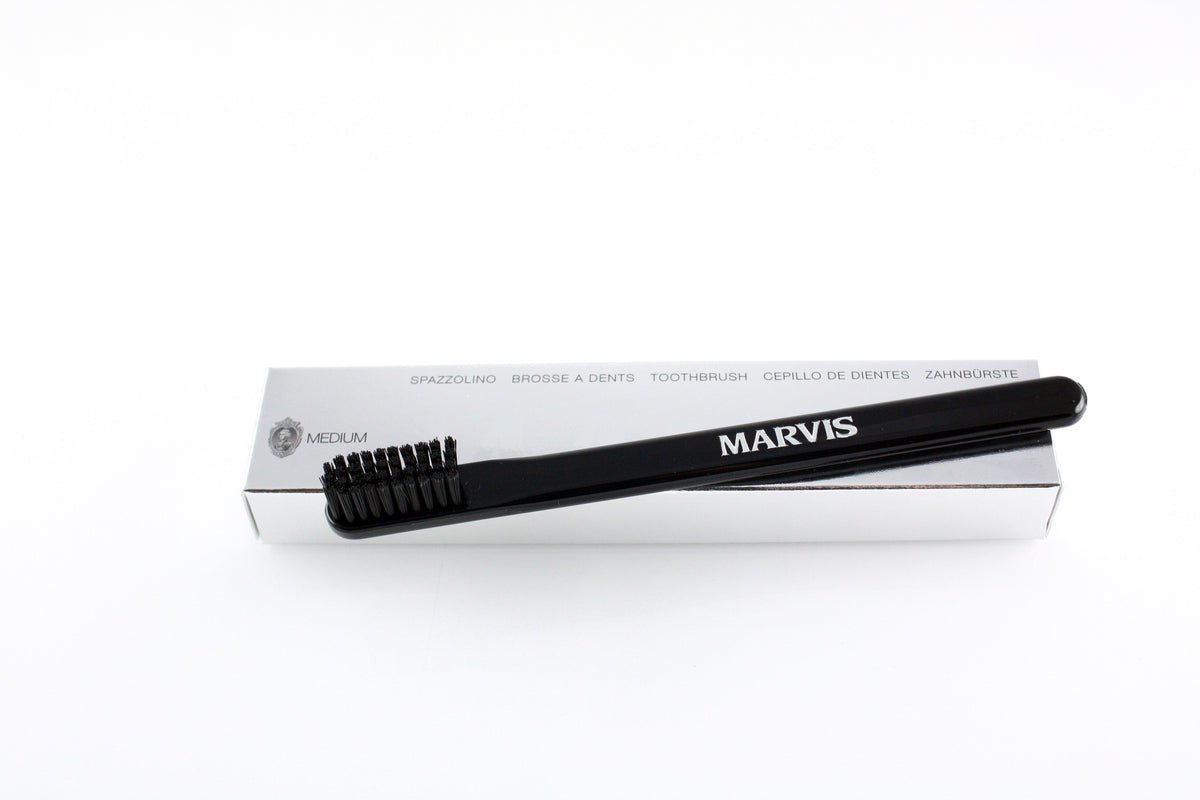 Marvis Toothbrush - Black(Medium) - Soap &amp; Water Everyday