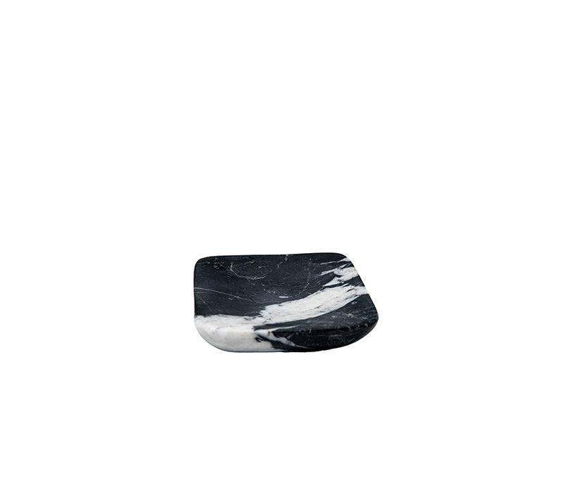 Belle de Provence Square Black Marble Soap Dish - Soap &amp; Water Everyday