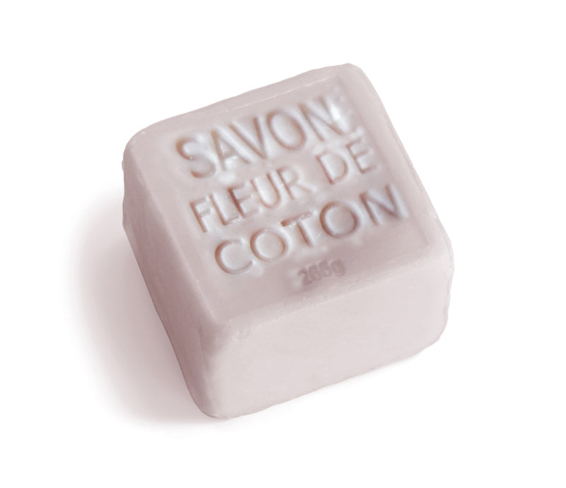 Maître Savonitto Cotton Flower Cube Soap 265g - Soap &amp; Water Everyday