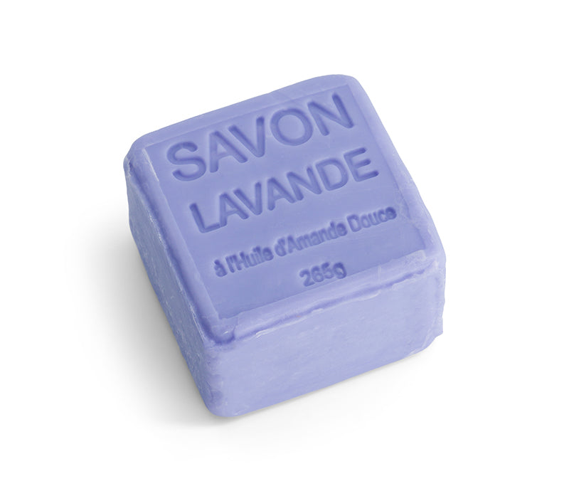 Maître Savonitto Lavender Cube Soap 265g - Soap &amp; Water Everyday