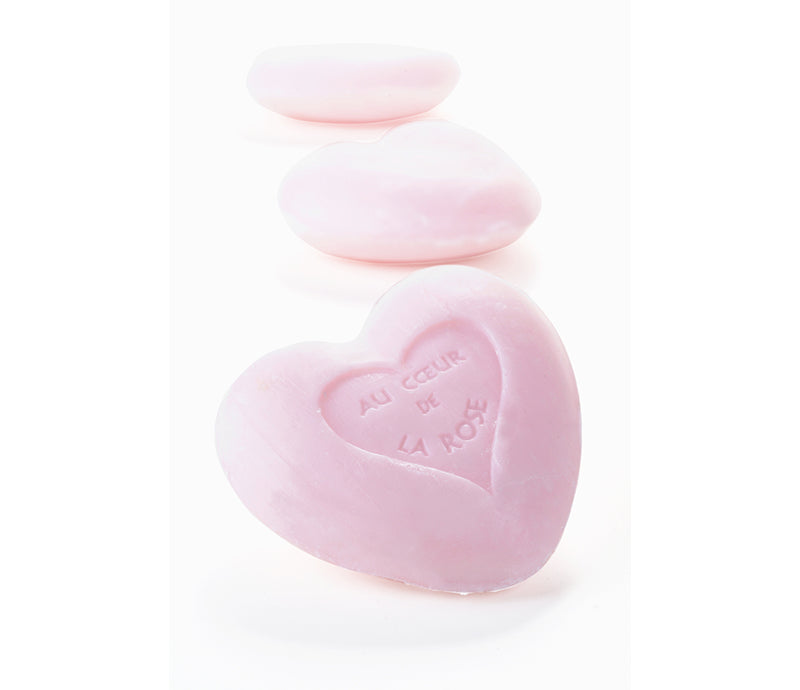 Maître Savonitto Rose Heart Soap 95g - Soap & Water Everyday