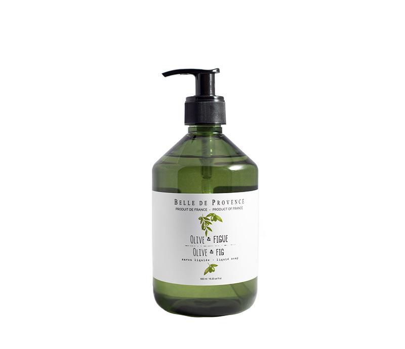 Belle de Provence Olive &amp; Fig 500ml Liquid Soap - Soap &amp; Water Everyday