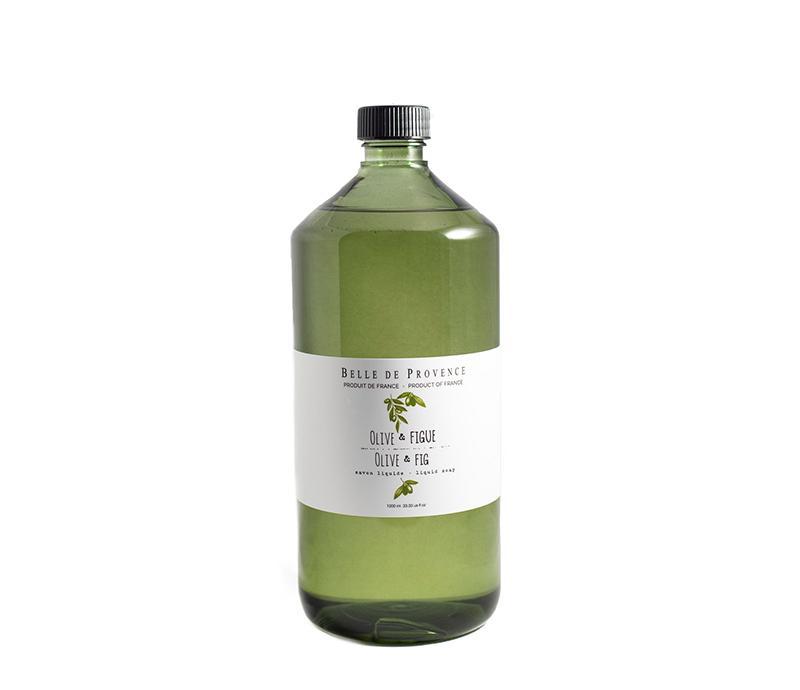 Belle de Provence Olive &amp; Fig 1L Liquid Soap - Soap &amp; Water Everyday