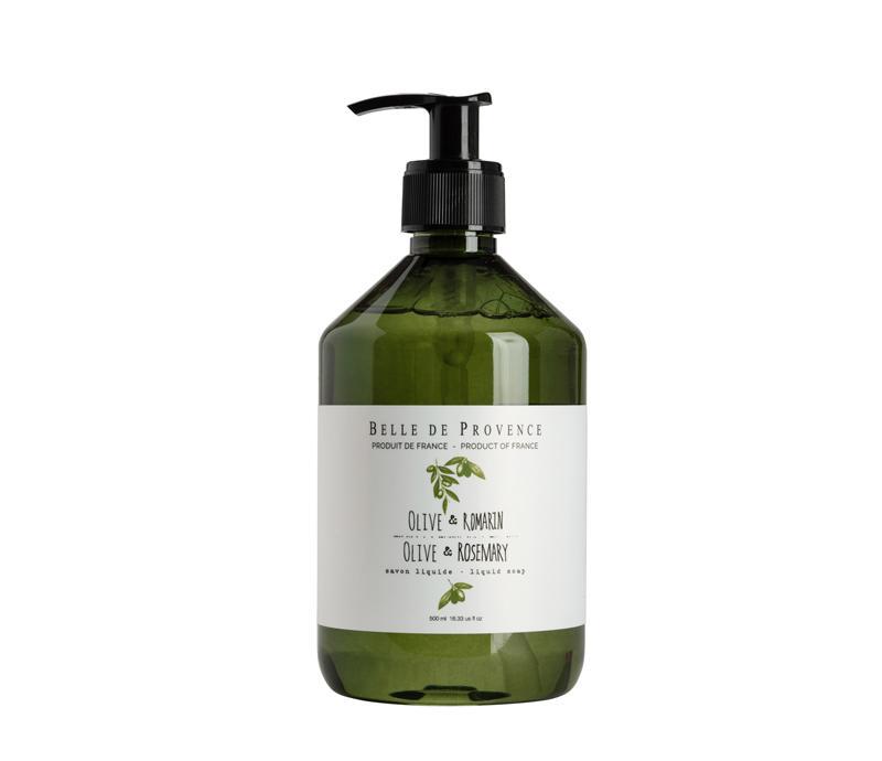 Belle de Provence Olive &amp; Rosemary 500ml Liquid Soap - Soap &amp; Water Everyday