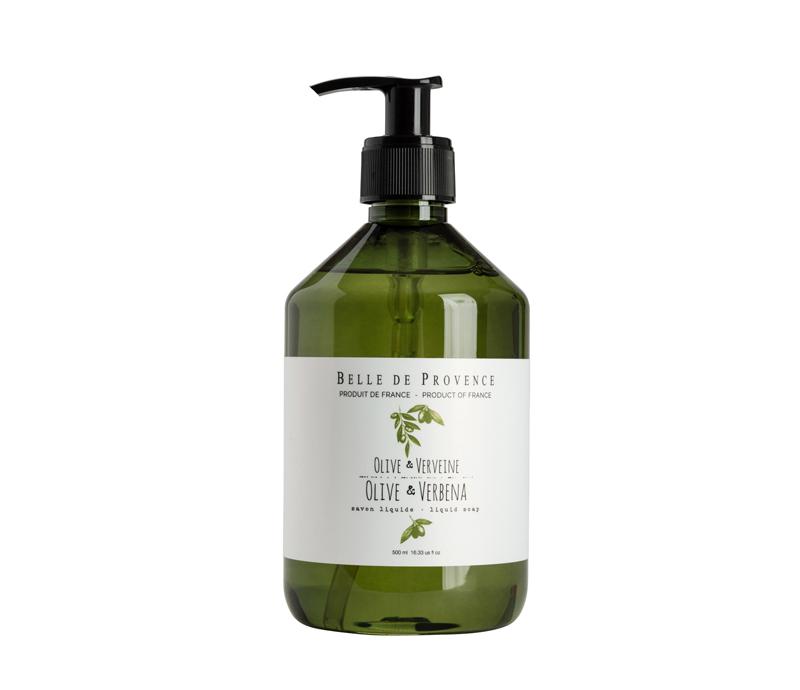 Belle de Provence Olive &amp; Verbena 500ml Liquid Soap - Soap &amp; Water Everyday