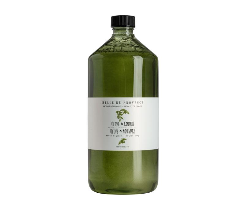 Belle de Provence Olive &amp; Rosemary 1L Liquid Soap - Soap &amp; Water Everyday