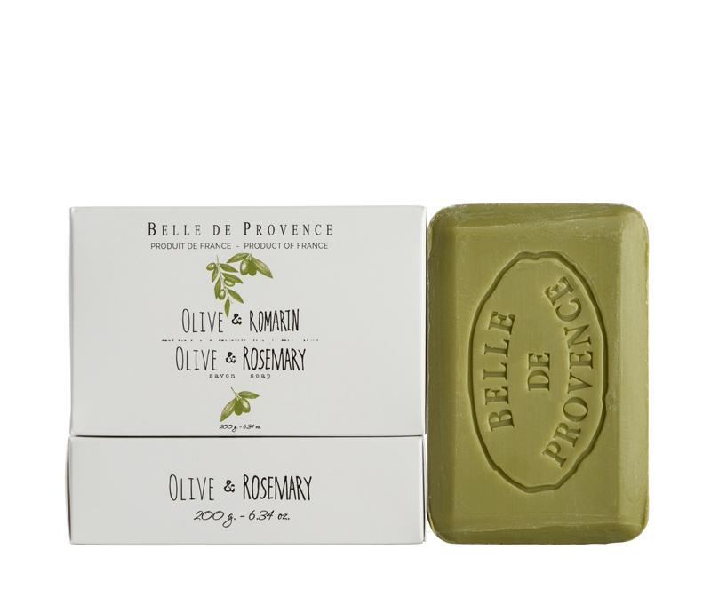 Belle de Provence Olive &amp; Rosemary 200g Soap - Soap &amp; Water Everyday