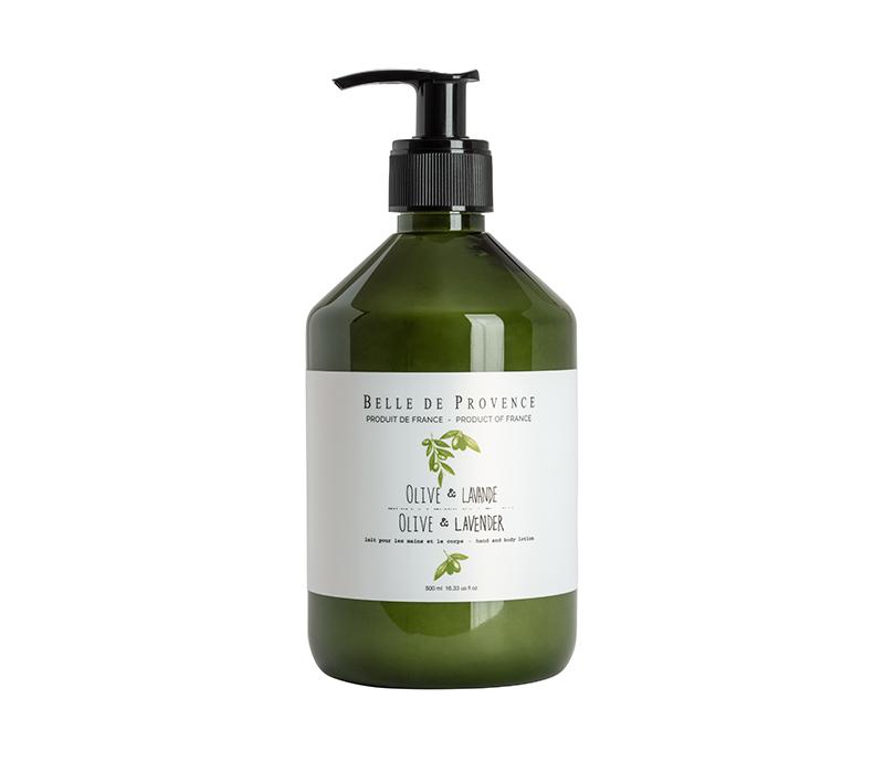 Belle de Provence Olive &amp; Lavender 500mL Hand and Body Lotion - Soap &amp; Water Everyday