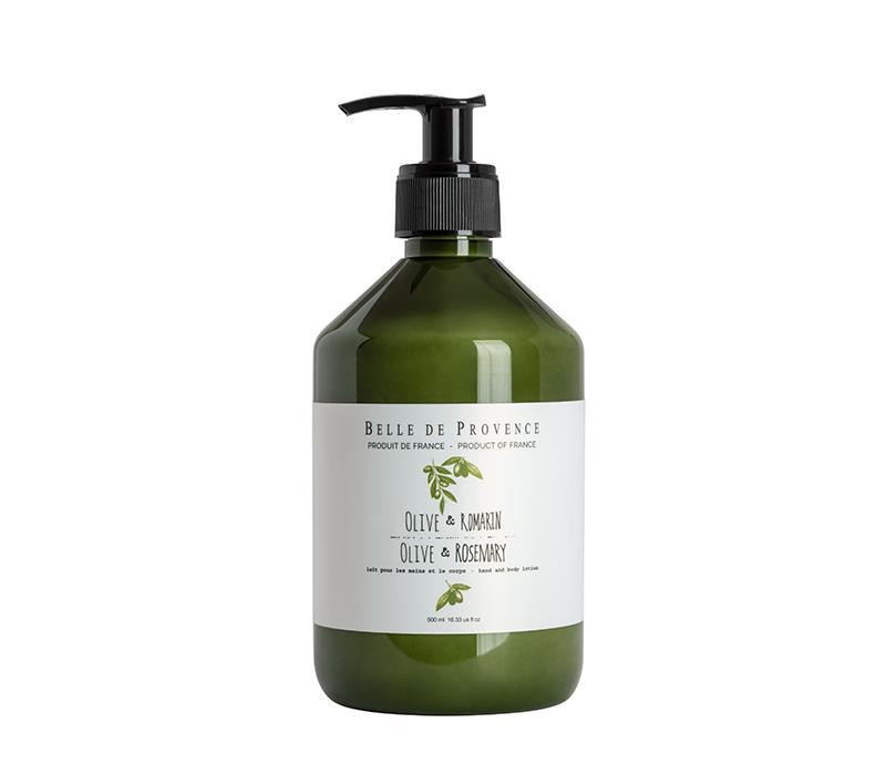 Belle de Provence Olive & Rosemary 500mL Hand and Body Lotion - Soap & Water Everyday