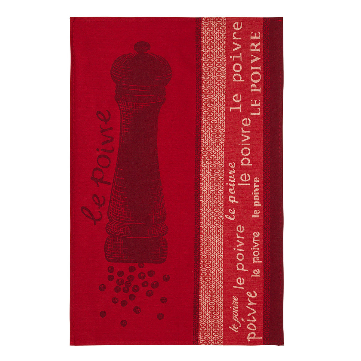 Coucke Poivre Rouge Tea Towel - Soap &amp; Water Everyday