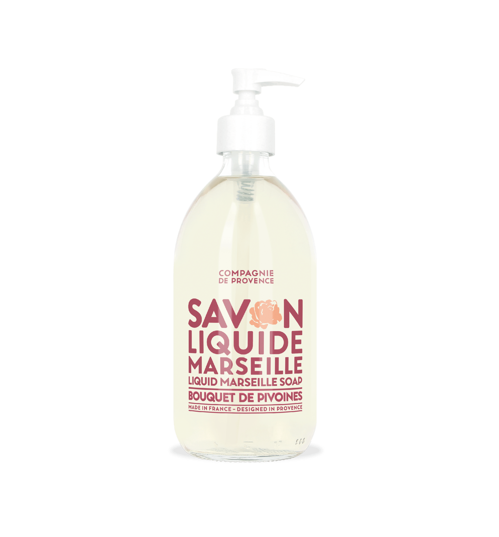 Compagnie de Provence 495mL Marseille Liquid Soap Le Peonies - Soap & Water Everyday