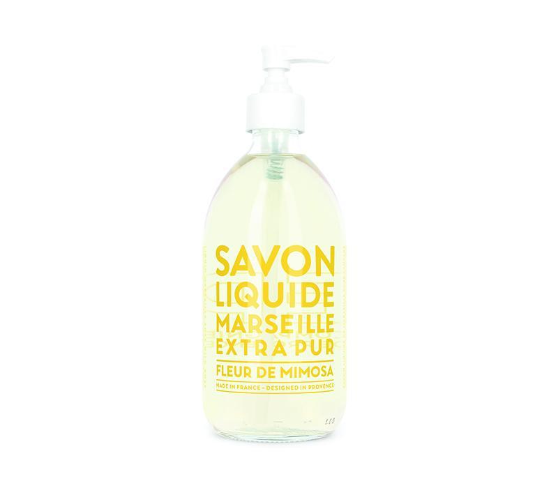 Compagnie de Provence 500mL Marseille Liquid Soap Mimosa Flower - Soap &amp; Water Everyday