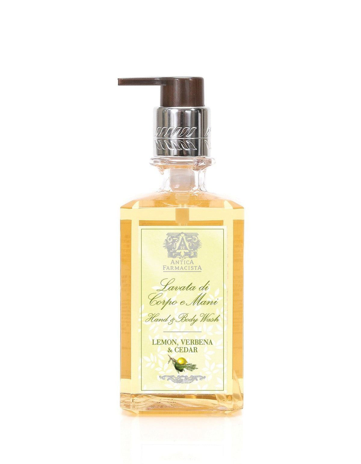 Antica Farmacista Lemon Verbena Cedar Hand and Body Wash - 10 oz - Soap &amp; Water Everyday