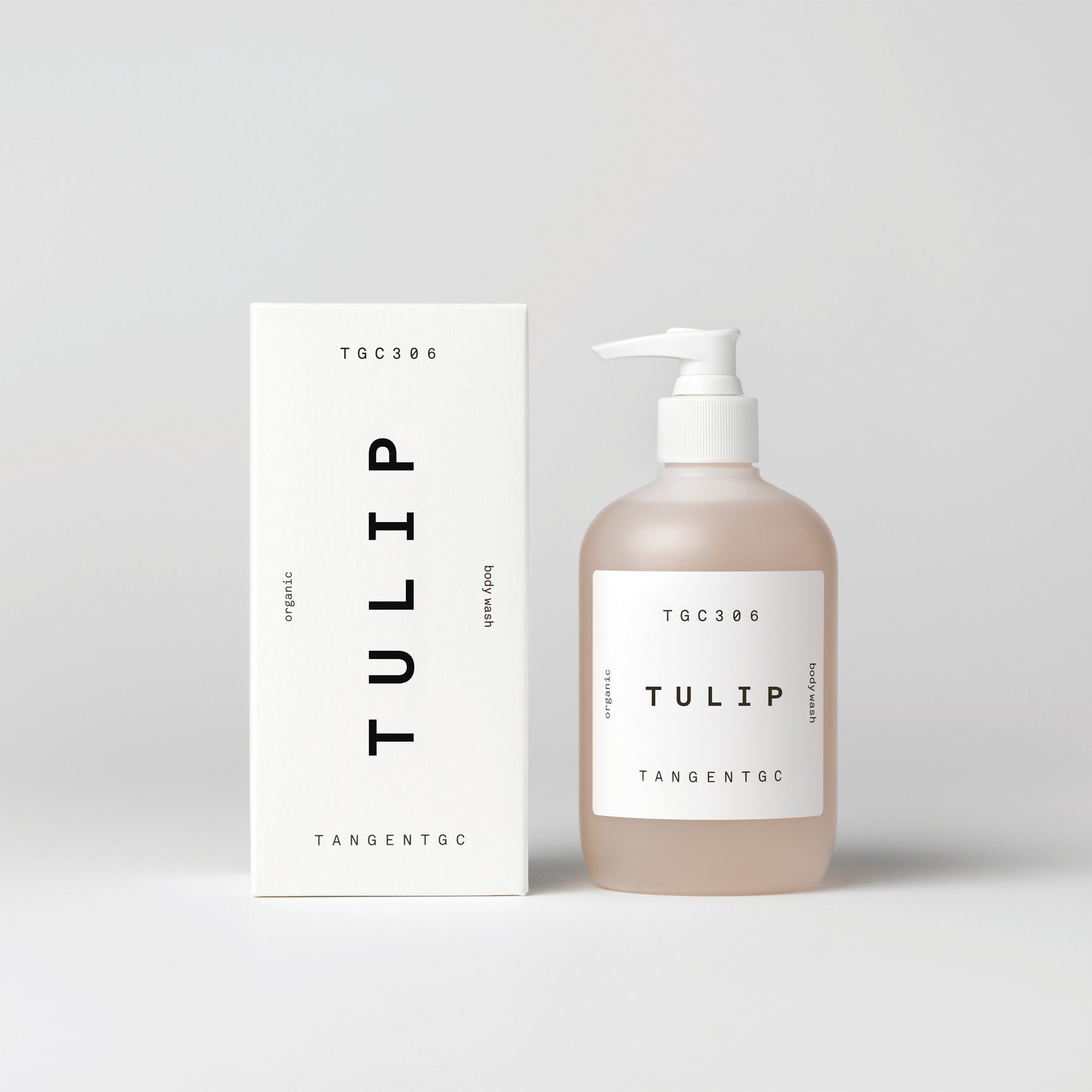 Tangent Organic Body Wash 350 ml - Tulip - Soap & Water Everyday