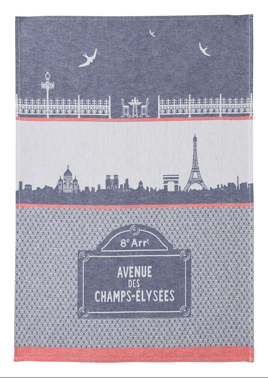 Coucke Monuments de Paris Tea Towel - Soap &amp; Water Everyday