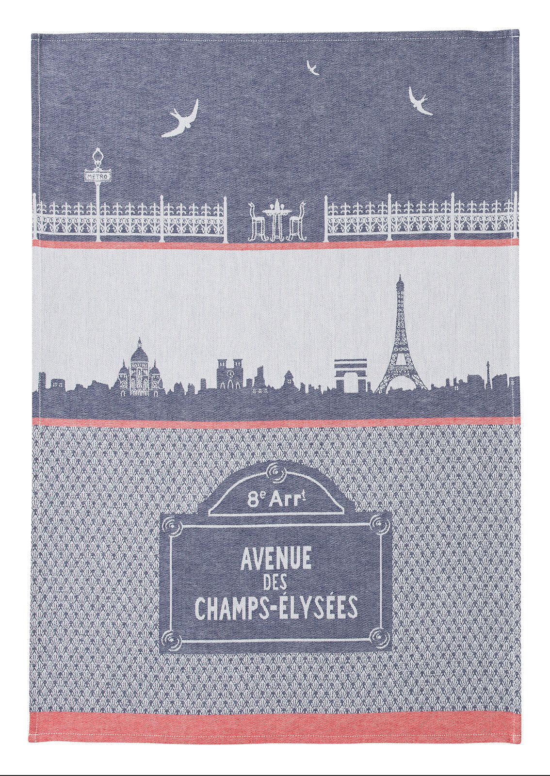 Coucke Monuments de Paris Tea Towel - Soap & Water Everyday