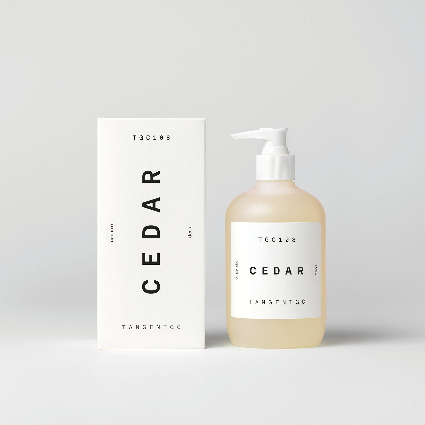 Tangent Organic Liquid Soap 350 mL- Cedar - Soap & Water Everyday