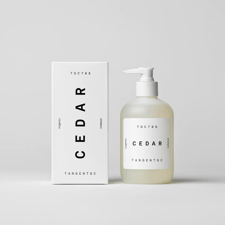 Tangent Shampoo 350ml - Cedar - Soap & Water Everyday