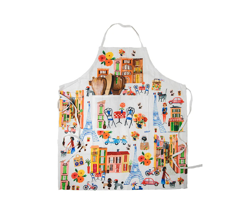 Bon|Artis Ooh La La House Cotton Apron - Soap &amp; Water Everyday