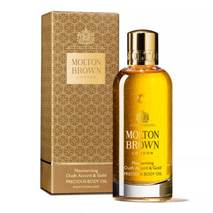Molton Brown Mesmerising Oudh & Gold Precious Body Oil - Soap & Water Everyday